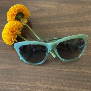 Oliver Peoples Reigh SemiRound Sunglasses Sea Foam